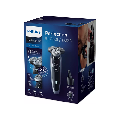 Philips Series 9000 Wet and Dry Electric Shaver - Black (Photo: 8)